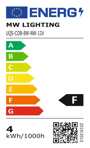 LED LENTA LED-COB-12V/8W-NW/5M - 4000 K MW Lighting