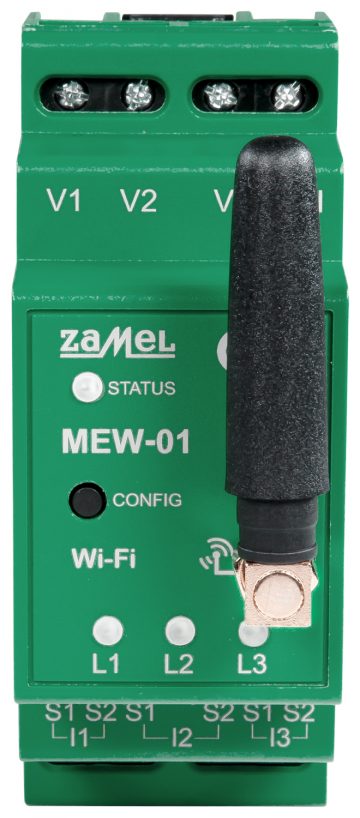 ELEKTROENERĢIJAS MONITORS MEW-01/ANT-1F VIENFĀZES ZAMEL