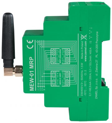 ELEKTROENERĢIJAS MONITORS MEW-01/MRP TRĪSFĀŽU ZAMEL