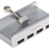 HUB USB 3.0 IESLĒGŠANAS MH4PU-SV-BP