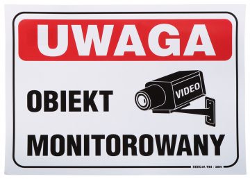 Videonovērošanas uzlīme