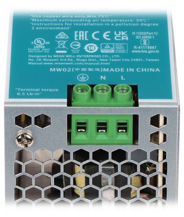 SLĒGIERĪCES ADAPTERIS TĪKLA BAROŠANAS BLOKS NDR-240-24 MEAN WELL