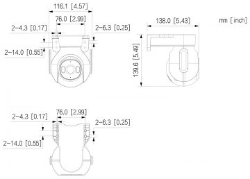 Уличная поворотная IP-камера P5B-PV Picoo B Wi-Fi - 5 Мп 3,6 мм DAHUA Уличная поворотная IP-камера P5B-PV Picoo B Wi-Fi - 5 Мп 3,6 мм DAHUA