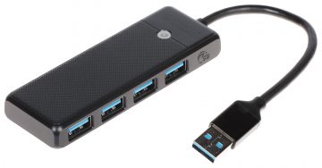 HUB USB 3.0 IESLĒGŠANAS PAPW4A-U3-015-BK-EP