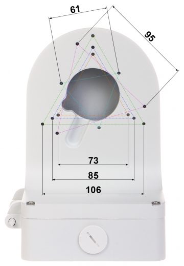 LODVEIDA KAMERU KRONŠTEINS PFB206W DAHUA