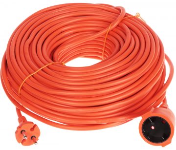 УДЛИНИТЕЛЬ PS-2X1.5-50M/ОРАНЖЕВЫЙ 50 м