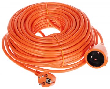 EXTENSION CORD WITH GROUNDING PS-3X1.5-30M/ORANGE 30 m