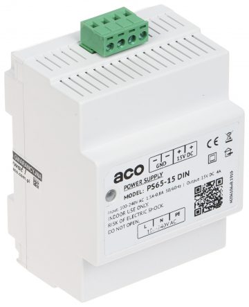 SWITCHING DEVICE ADAPTER POWER SUPPLY UNIT PS65-15-DIN ACO