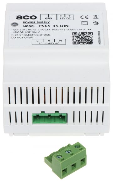 SWITCHING DEVICE ADAPTER POWER SUPPLY UNIT PS65-15-DIN ACO