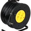 PAGARINĀTĀJS METĀLA SPOLĒ AR ZEMĒJUMU PSB-3X2.5-4G/50M 50 m Blow