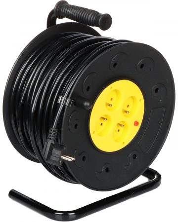 PAGARINĀTĀJS METĀLA SPOLĒ AR ZEMĒJUMU PSB-3X2.5-4G/50M 50 m Blow