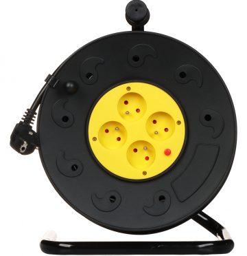 PAGARINĀTĀJS METĀLA SPOLĒ AR ZEMĒJUMU PSB-3X2.5-4G/50M 50 m Blow