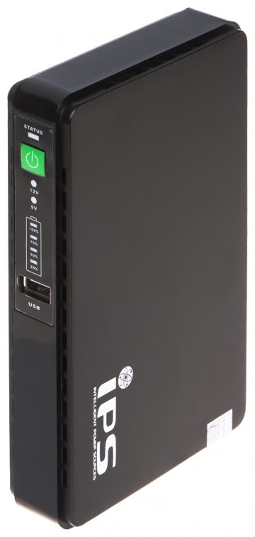 UPS AKUMULATORS ROUTERUPS-15-POE 15 W 5 V / 9 V / 12 V DC, 15 V / 24 V PoE IPS