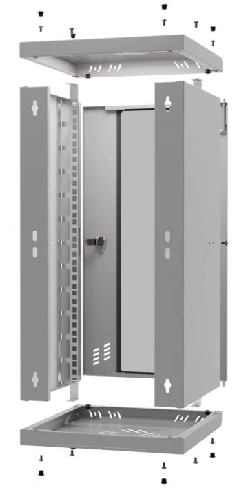 Подвесной шкаф-стойка S-RC10-12U-300GG STALFLEX