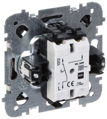 KAHE NUPPU LÜLITI SANTRA/4112-19/EPN 250 V 10 A Elektro-Plast
