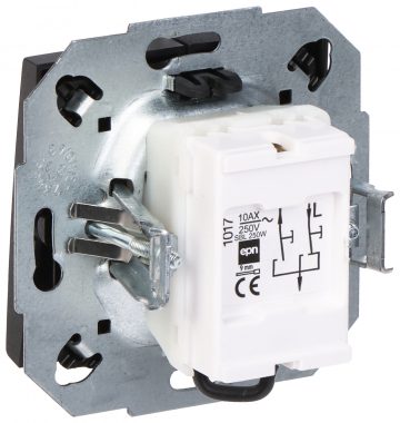 ВЫКЛЮЧАТЕЛЬ УПРАВЛЕНИЯ ЖАЛЮЗИ SANTRA/4116-19/EPN 250 В 10 А Электро-Пласт