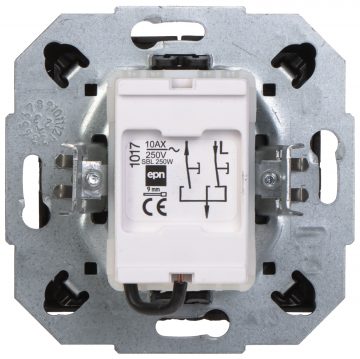 ВЫКЛЮЧАТЕЛЬ УПРАВЛЕНИЯ ЖАЛЮЗИ SANTRA/4116-19/EPN 250 В 10 А Электро-Пласт