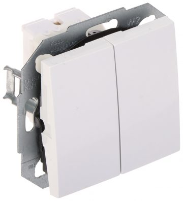 DUBULTAIS DIVVIRZIENU SLĒDZIS SANTRA/4118-10/EPN 250&nbsp;V 10&nbsp;A Elektro-Plast