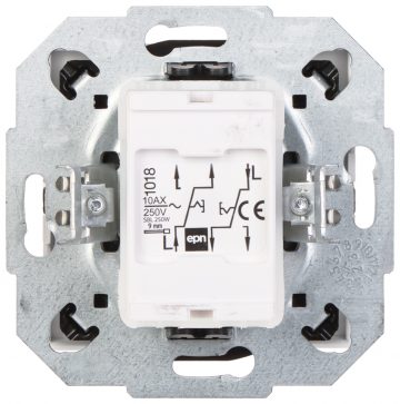 DUBULTAIS DIVVIRZIENU SLĒDZIS SANTRA/4118-10/EPN 250&nbsp;V 10&nbsp;A Elektro-Plast