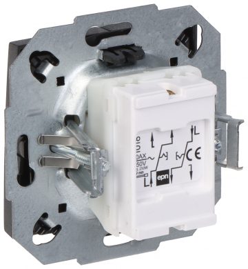 DVIGUBAS DVIPUSIS JUNGIKLIS SANTRA/4118-19/EPN 250 V 10 A Elektro-Plast