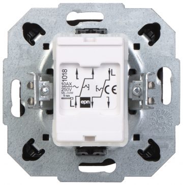 DVIGUBAS DVIPUSIS JUNGIKLIS SANTRA/4118-19/EPN 250 V 10 A Elektro-Plast