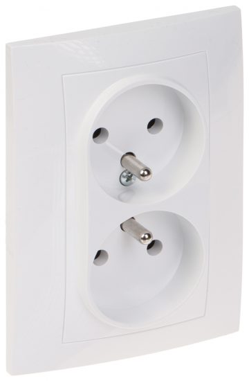 KAHEKORDNE PISKLASTIGA SANTRA/4135-00/EPN 230 V 16 A Elektro-Plast KAHEKORDNE PISKLASTIGA SANTRA/4135-00/EPN 230 V 16 A Elektro-Plast