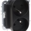 KAHEKORDNE PISKLASTIGA SANTRA/4143-19/EPN 230 V 16 A Elektro-Plast