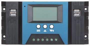 SAULES UZLĀDES KONTROLIERIS SCC-40A-PWM-LCD-S2