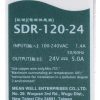 ПЕРЕКЛЮЧАТЕЛЬ АДАПТЕР СЕТЕВОЙ БЛОК ПИТАНИЯ SDR-120-24 MEAN WELL