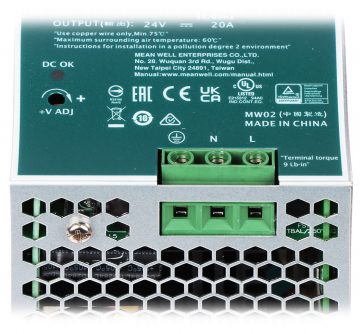 ПЕРЕКЛЮЧАТЕЛЬ АДАПТЕР СЕТЕВОЙ БЛОК ПИТАНИЯ SDR-480-24 MEAN WELL ПЕРЕКЛЮЧАТЕЛЬ АДАПТЕР СЕТЕВОЙ БЛОК ПИТАНИЯ SDR-480-24 MEAN WELL