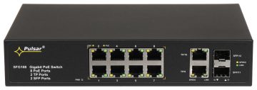 SWITCH POE SFG-108 8-PORTU SFP PULSAR