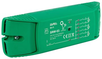VIEDAIS RUĻĻVEIDA VĀRTU KONTROLIERIS SRW-03 Wi-Fi, 230 V AC ZAMEL