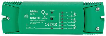 VIEDAIS RUĻĻVEIDA VĀRTU KONTROLIERIS SRW-03 Wi-Fi, 230 V AC ZAMEL