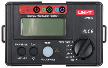 IZOLĀCIJAS PRETESTĪBAS MĒRĪTĀJS + TESTERIS RCD UT-582+ UNI-T