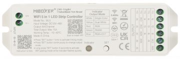 LED APGAISMOJUMA KONTROLIERIS WL5 Wi-Fi, 2.4 GHz, RGBCCT (RGBWW) 12 ... 48 V DC MiBOXER / Mi-Light