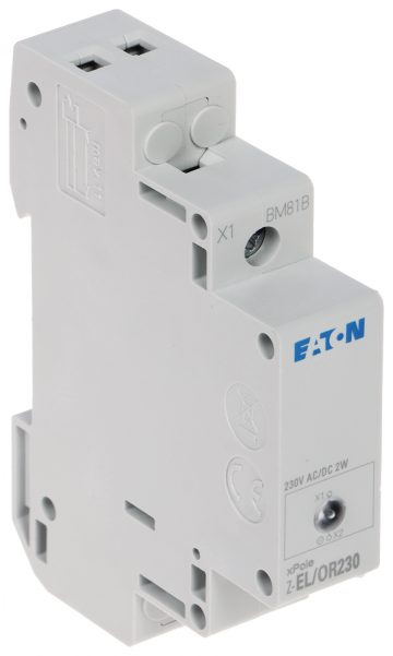 LED INDIKATORS Z-EL/O230 UZSTĀDĪŠANAI UZ DIN (TS-35) SLIEDES EATON