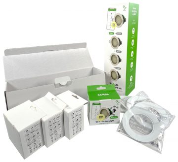 SET OF LED LUMINAIRES ZSO-01/3000 ZAMEL