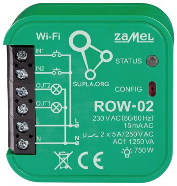 KOMPLEKTS ZSW-02 SUPLA ZAMEL