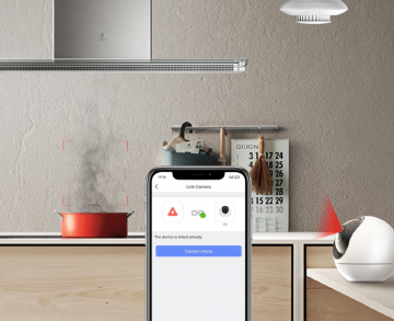 Ezviz T4C bezvadu viedais dūmu detektors (CS-T4C) Ezviz T4C bezvadu viedais dūmu detektors (CS-T4C)