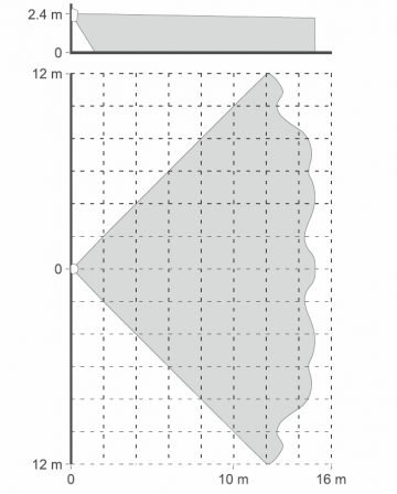 BEZVADU PIR DETEKTORS AR VIDEOKAMERU APCAM-200 BE WAVE SATEL
