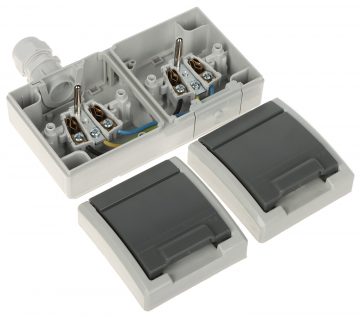 DUBULTA VIRSAPMETUMA LIGZDA AQUANT-G2/V1/EPN 230 V AC 16 A IP65 Elektro-Plast DUBULTA VIRSAPMETUMA LIGZDA AQUANT-G2/V1/EPN 230 V AC 16 A IP65 Elektro-Plast