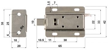 SKAPJA ELEKTROMAGNĒTISKĀ SLĒDZENE ATLO-DT-L08