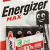 SĀRMU AKUMULATORU BATERIJA BAT-AA/E-MAX*P4 1.5 V LR6 (AA) ENERGIZER