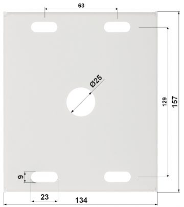 МОНТАЖНАЯ ПЛАСТИНА BM-130X160/ECO МОНТАЖНАЯ ПЛАСТИНА BM-130X160/ECO