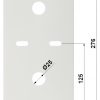 MONTAVIMO PLOKŠTELĖ BM-130X280/ECO MONTAVIMO PLOKŠTELĖ BM-130X280/ECO