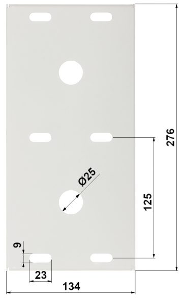MONTAVIMO PLOKŠTELĖ BM-130X280/ECO MONTAVIMO PLOKŠTELĖ BM-130X280/ECO