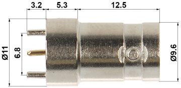 MONTĀŽAS LIGZDA BNC-G/PCB*P100