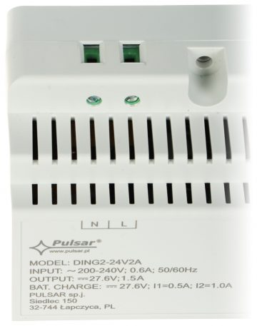 NEPĀRTRAUKTĀ IMPULSU BAROŠANA DING2-24V2A PULSAR NEPĀRTRAUKTĀ IMPULSU BAROŠANA DING2-24V2A PULSAR