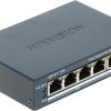 SWITCH POE DS-3E1505P-EI/M 4-PORTU Hikvision