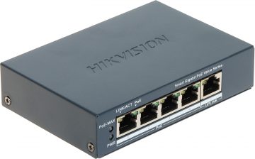 SWITCH POE DS-3E1505P-EI/M 4-PORTU HikvisionSWITCH POE DS-3E1505P-EI/M 4-PORTU Hikvision